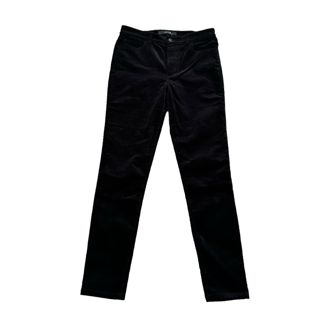 Joes black velvet jeans